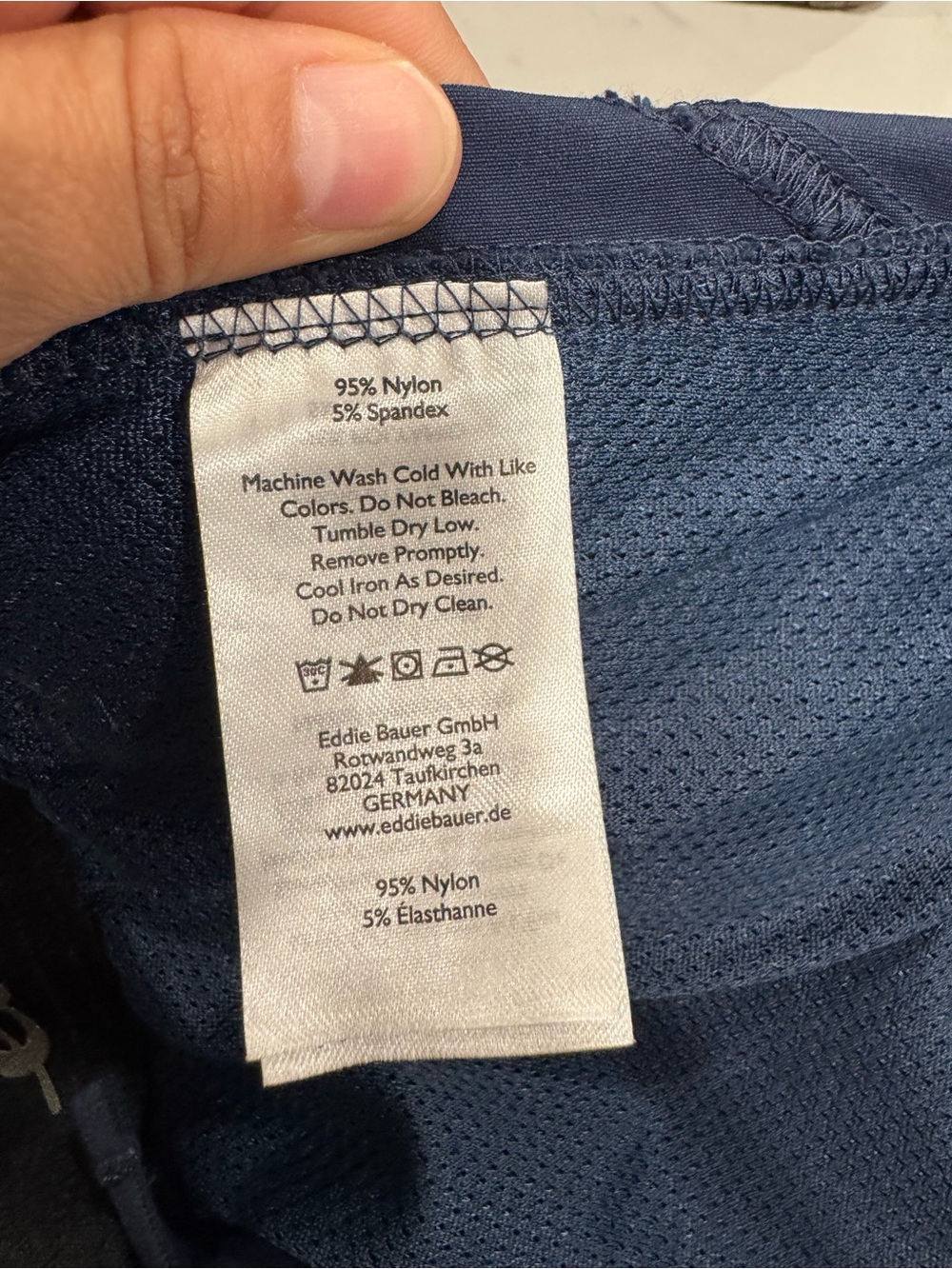 Eddie Bauer Blue Jogger Pants Women’s Size 14 Elastic Waist Zip Pockets - Picture 11 of 14